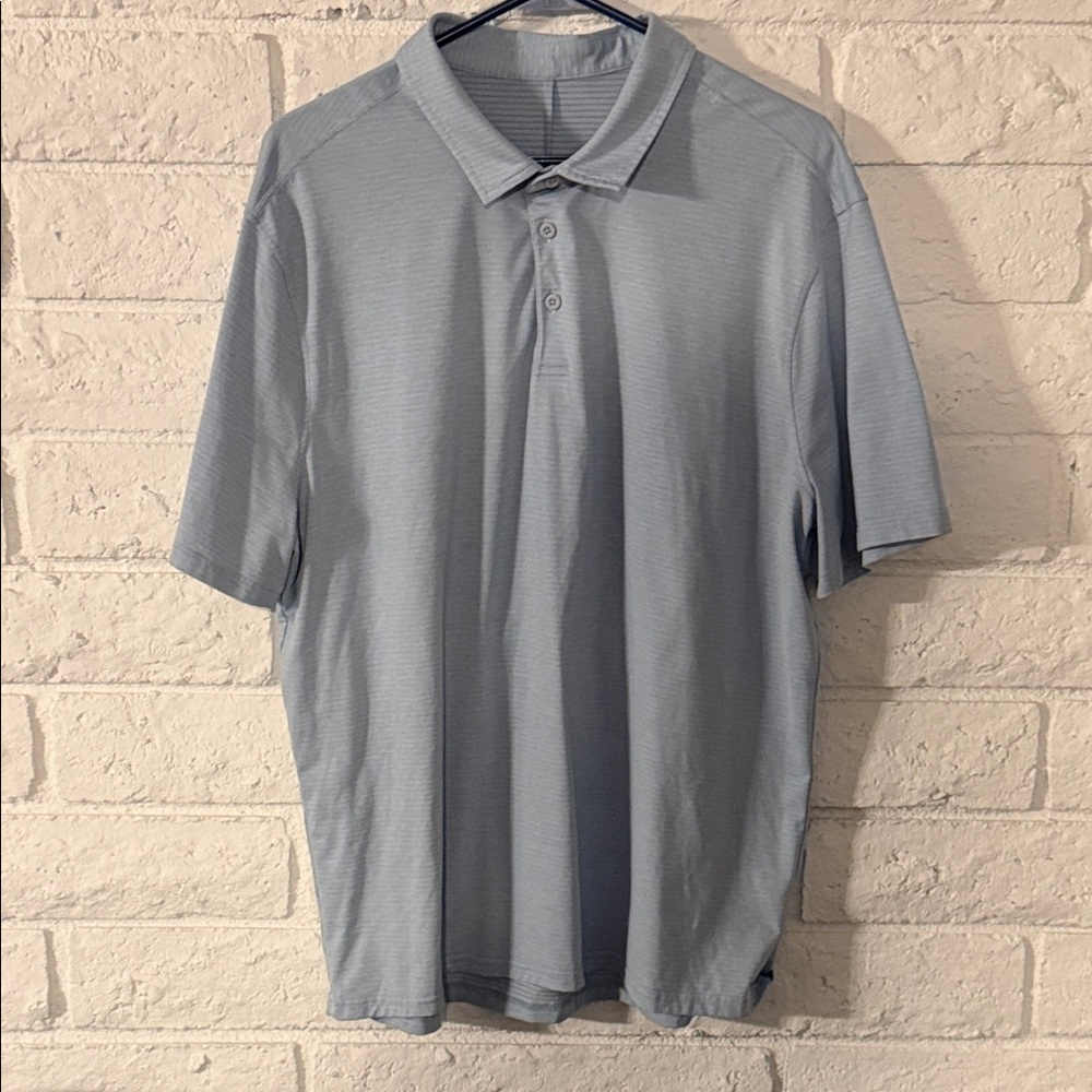 Lululemon Men's light blue Polo Shirt